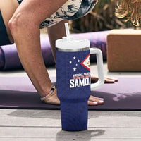American Samoa And Samoa Tumbler With Handle Together We Grow