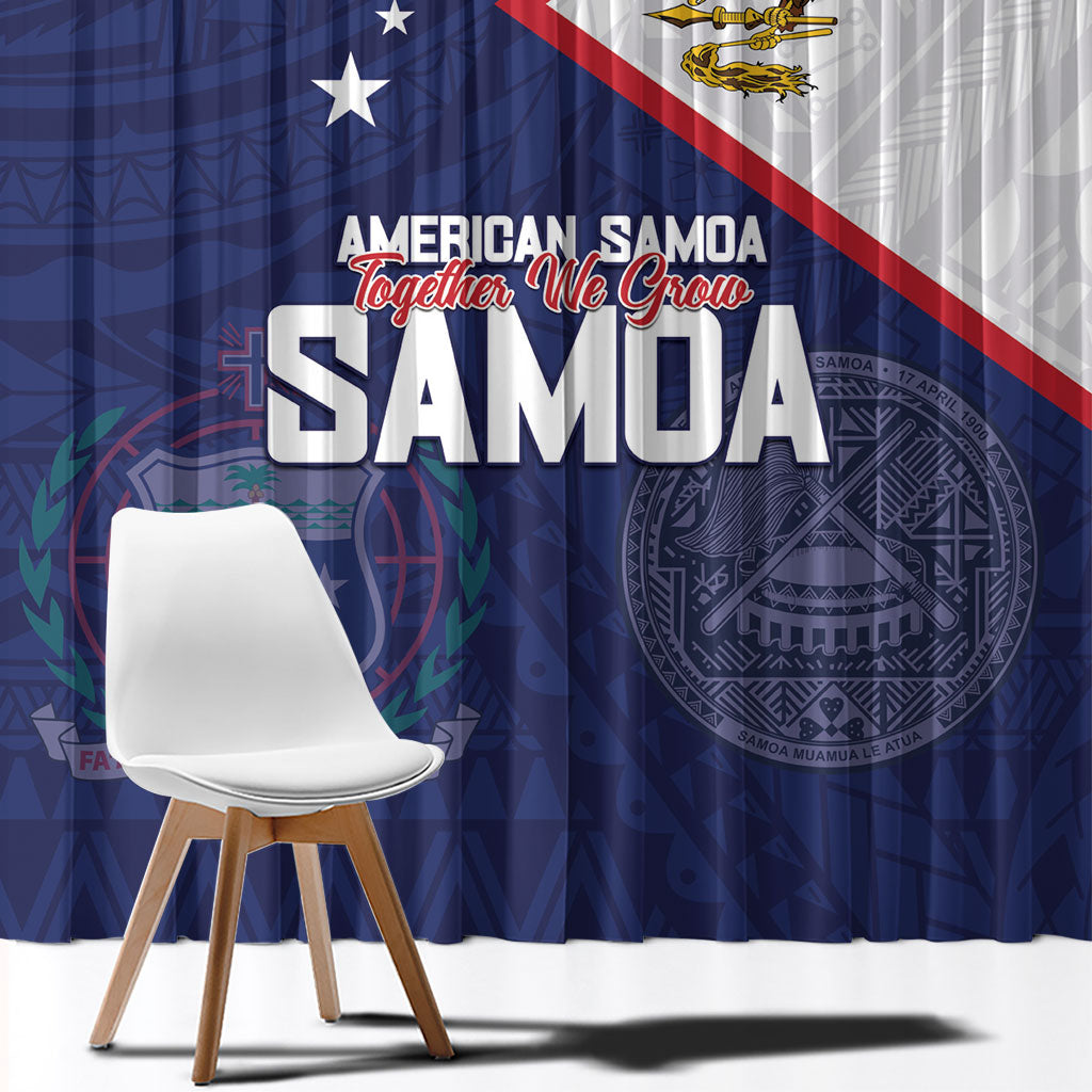 American Samoa And Samoa Window Curtain Together We Grow
