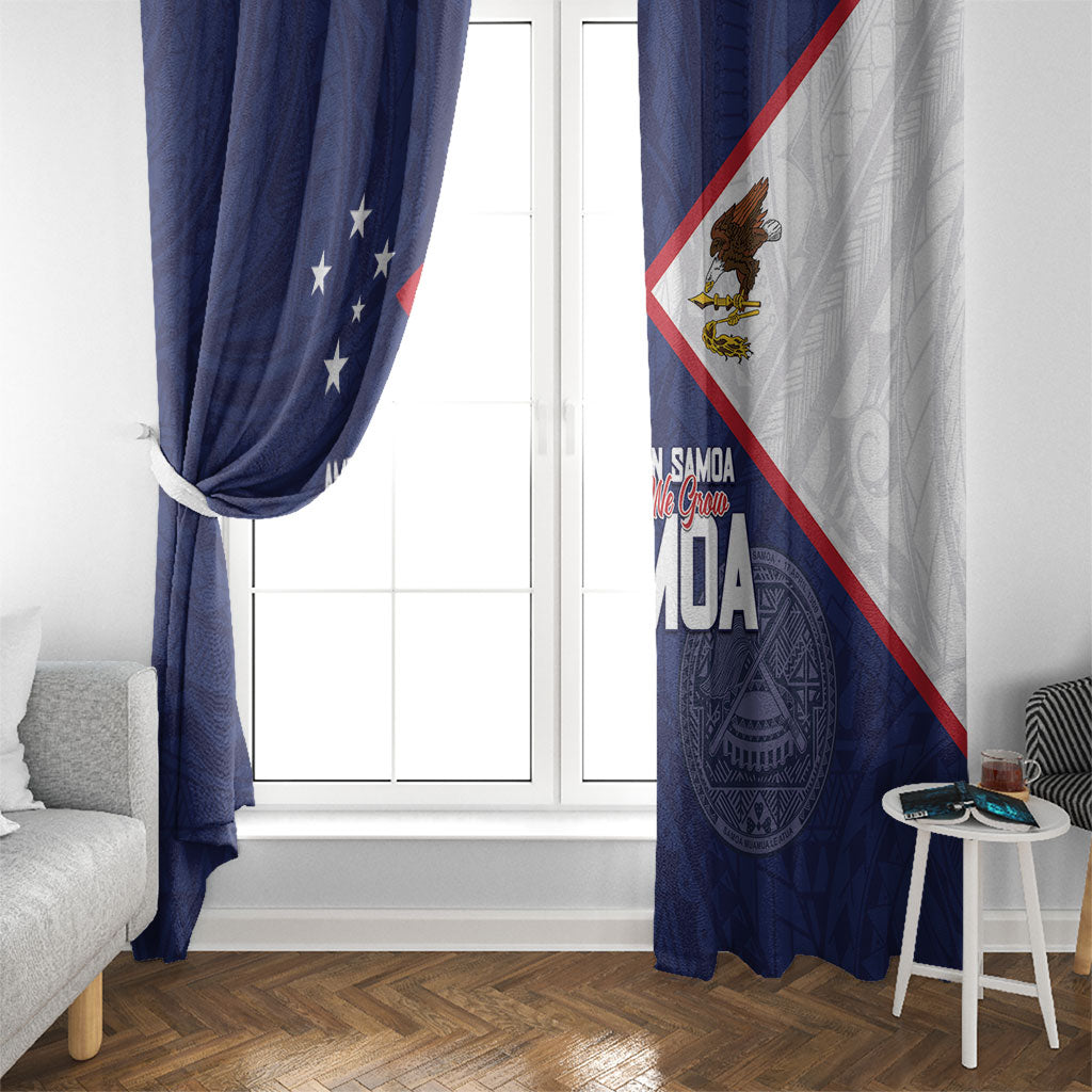 American Samoa And Samoa Window Curtain Together We Grow