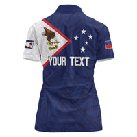 Personalized American Samoa And Samoa Women Polo Shirt Together We Grow