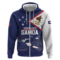Personalized American Samoa And Samoa Zip Hoodie Together We Grow