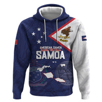 Personalized American Samoa And Samoa Zip Hoodie Together We Grow
