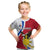 Personalized Philippines Kid T Shirt The Eight-Rayed Sun Bald Eagle Polynesian Pattern LT05 Red - Polynesian Pride