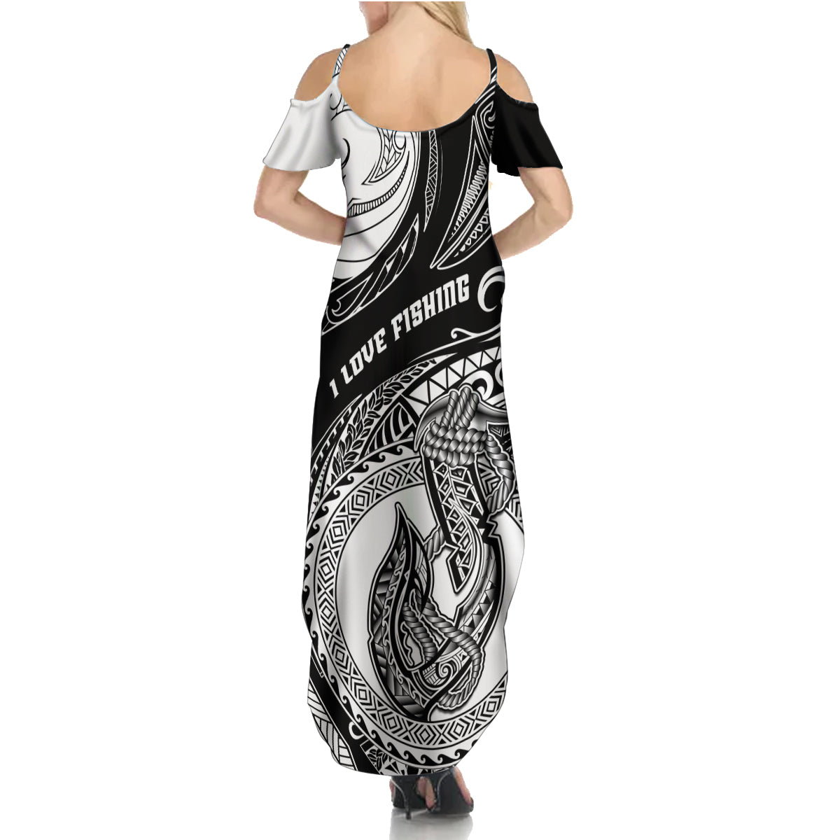 go-fishing-summer-maxi-dress-polynesian-pattern
