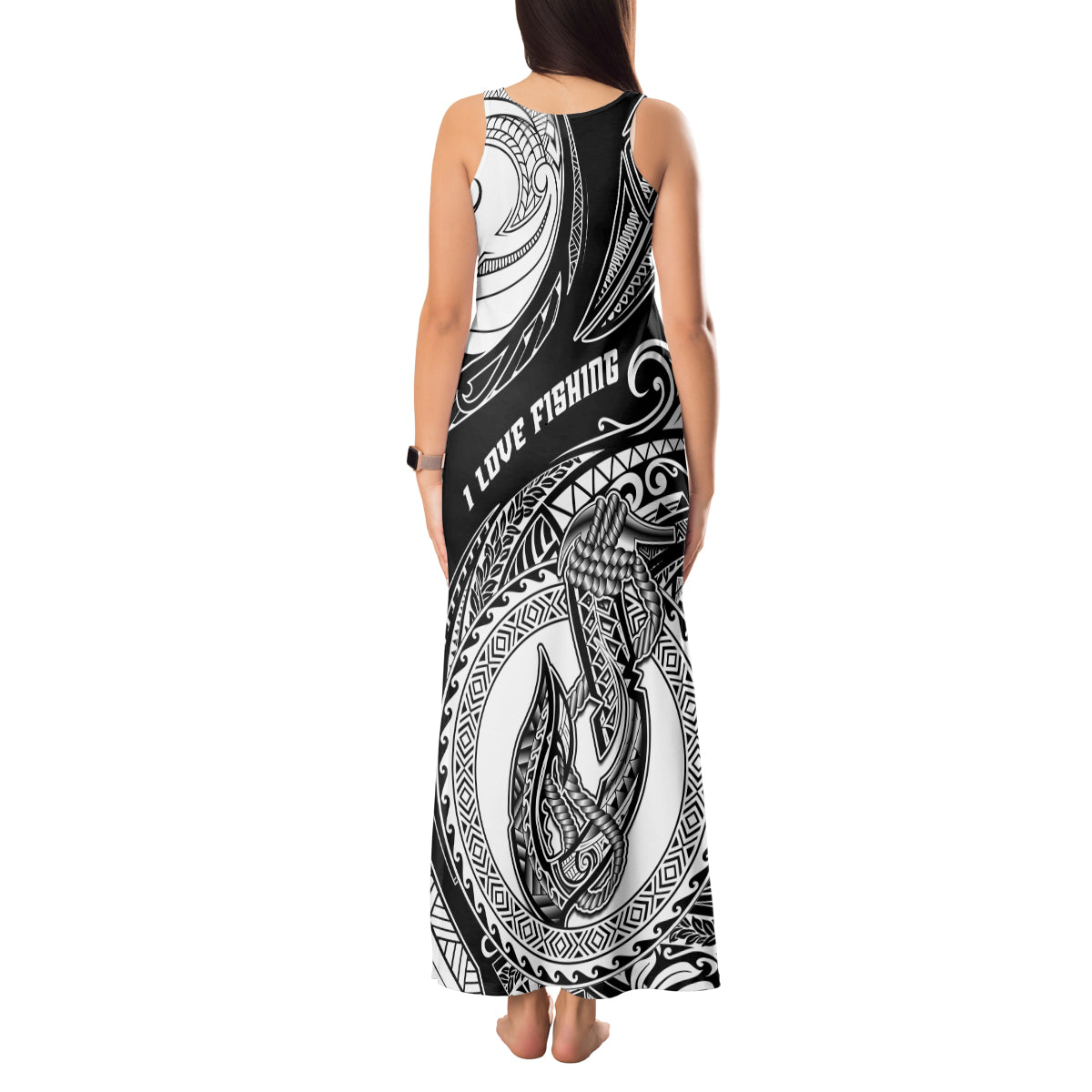 go-fishing-tank-maxi-dress-polynesian-pattern
