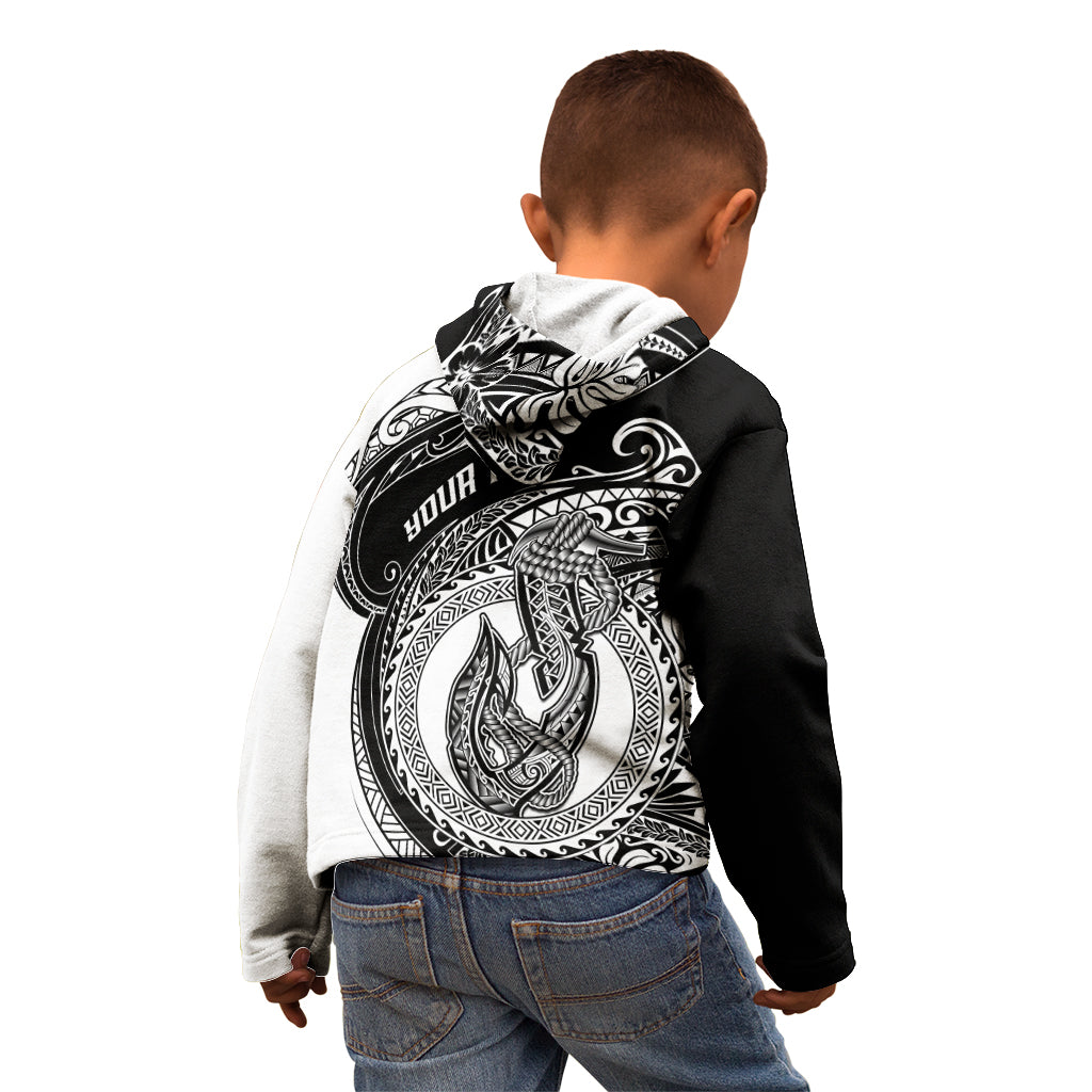 Personalized Go Fishing Kid Hoodie Polynesian Pattern LT05 - Polynesian Pride