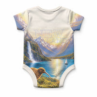 New Zealand Flag Baby Onesie Scenic Nature LT05 - Polynesian Pride