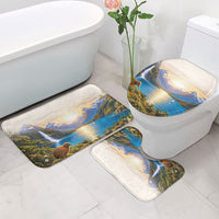 New Zealand Flag Bathroom Set Scenic Nature
