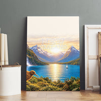 New Zealand Flag Canvas Wall Art Scenic Nature