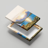 New Zealand Flag Canvas Wall Art Scenic Nature