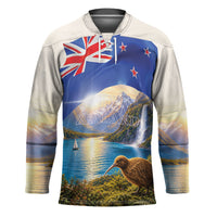 New Zealand Flag Hockey Jersey Scenic Nature LT05 Unisex Multicolor - Polynesian Pride