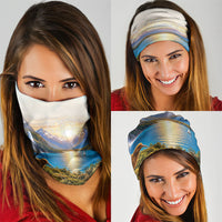 New Zealand Flag Neck Gaiter Scenic Nature