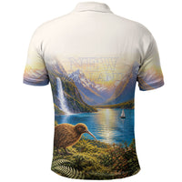 New Zealand Flag Polo Shirt Scenic Nature LT05 - Polynesian Pride