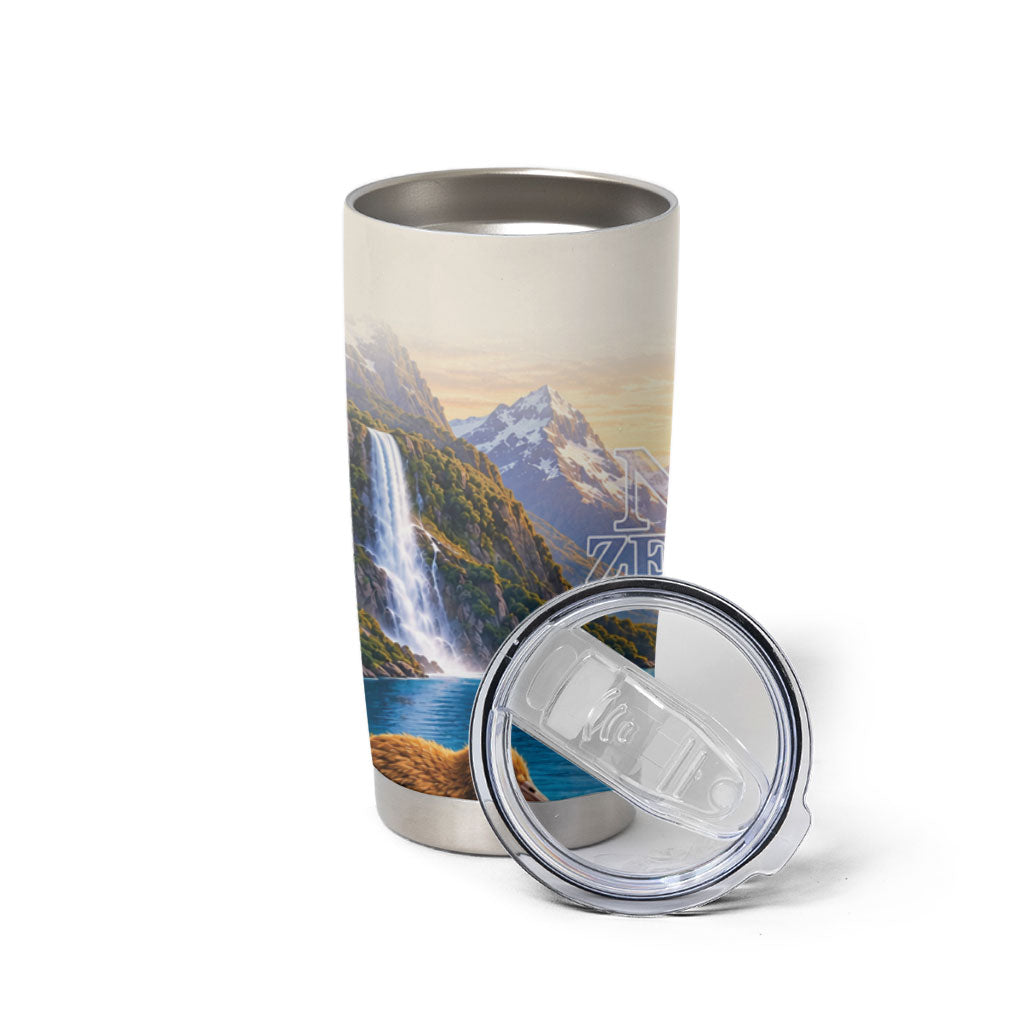 New Zealand Flag Tumbler Cup Scenic Nature LT05 - Polynesian Pride