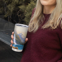New Zealand Flag Tumbler Cup Scenic Nature LT05 - Polynesian Pride