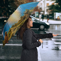 New Zealand Flag Umbrella Scenic Nature