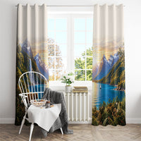 New Zealand Flag Window Curtain Scenic Nature LT05 - Polynesian Pride