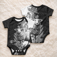 New Zealand Aotearoa Hipi Baby Onesie Maori Pattern