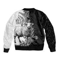 New Zealand Aotearoa Hipi Bomber Jacket Maori Pattern
