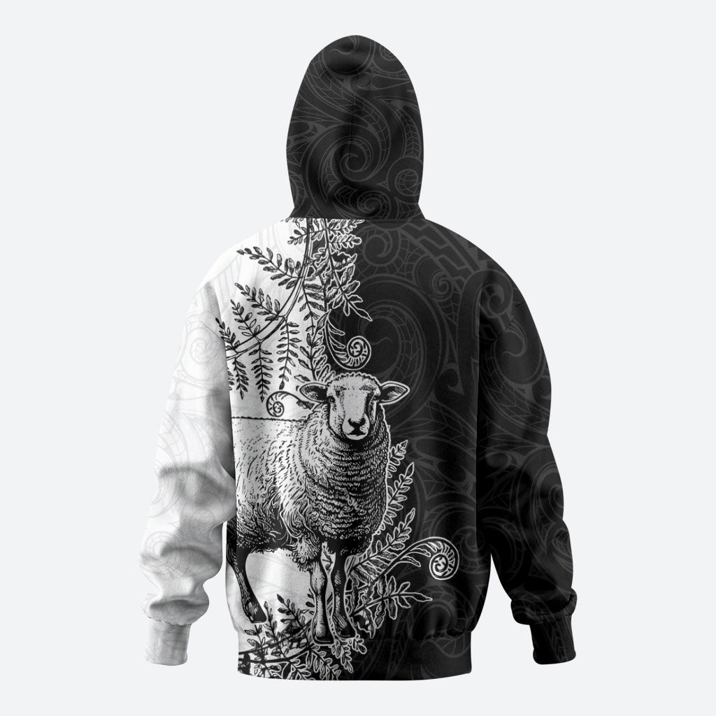 New Zealand Aotearoa Hipi Hoodie Maori Pattern