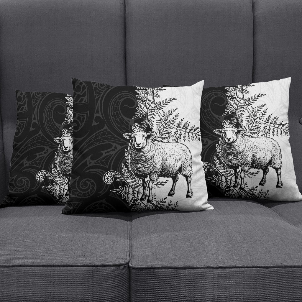 New Zealand Aotearoa Hipi Pillow Cover Maori Pattern