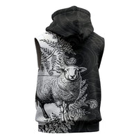 New Zealand Aotearoa Hipi Sleeveless Hoodie Maori Pattern LT05 - Polynesian Pride