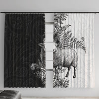 New Zealand Aotearoa Hipi Window Curtain Maori Pattern