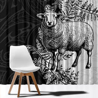 New Zealand Aotearoa Hipi Window Curtain Maori Pattern