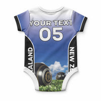Custom New Zealand Lawn Bowls Baby Onesie Unique Style LT05 - Polynesian Pride