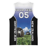 Custom New Zealand Lawn Bowls Basketball Jersey Unique Style LT05 - Polynesian Pride