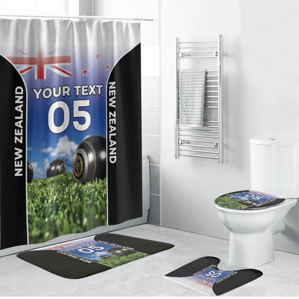 Custom New Zealand Lawn Bowls Bathroom Set Unique Style LT05 Bathroom Set (4 pcs) Multicolor - Polynesian Pride