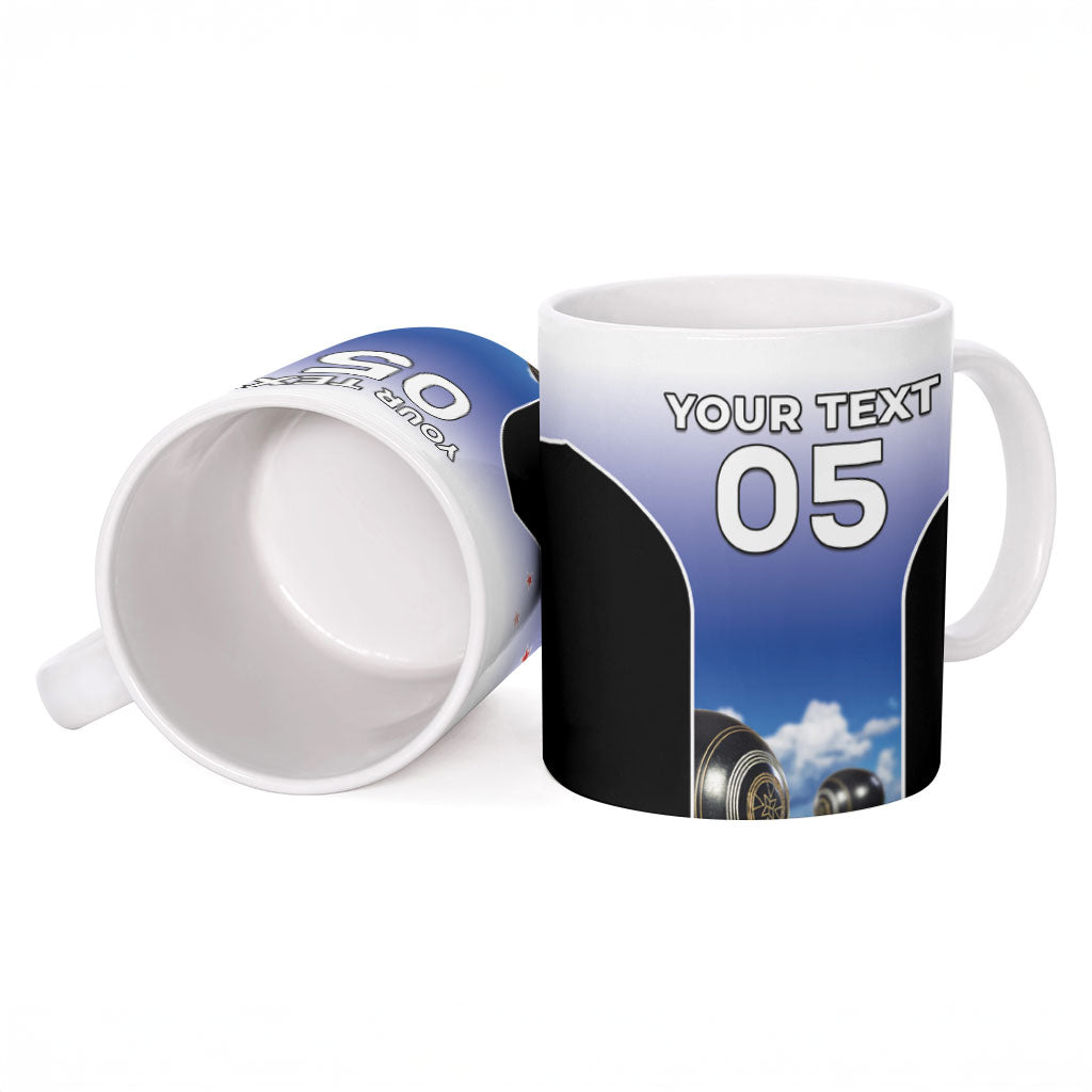 Custom New Zealand Lawn Bowls Ceramic Mug Unique Style LT05 - Polynesian Pride