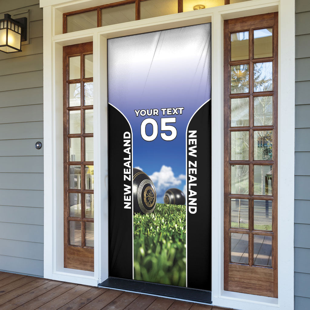 Custom New Zealand Lawn Bowls Door Cover Unique Style LT05 - Polynesian Pride