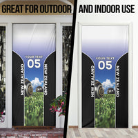 Custom New Zealand Lawn Bowls Door Cover Unique Style LT05 - Polynesian Pride