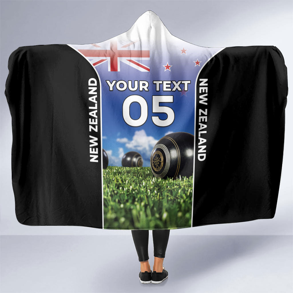 Custom New Zealand Lawn Bowls Hooded Blanket Unique Style LT05 One Size Multicolor - Polynesian Pride