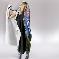 Custom New Zealand Lawn Bowls Hooded Blanket Unique Style LT05 - Polynesian Pride