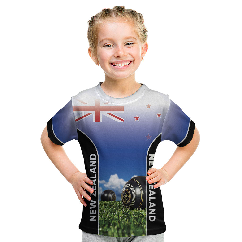 Custom New Zealand Lawn Bowls Kid T Shirt Unique Style LT05 Multicolor - Polynesian Pride