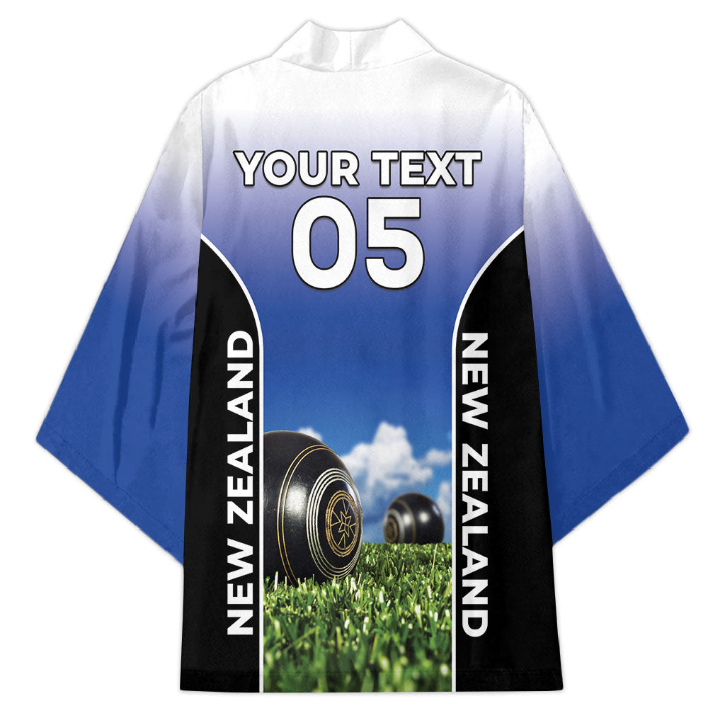 Custom New Zealand Lawn Bowls Kimono Unique Style