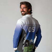 Custom New Zealand Lawn Bowls Long Sleeve Polo Shirt Unique Style LT05 - Polynesian Pride