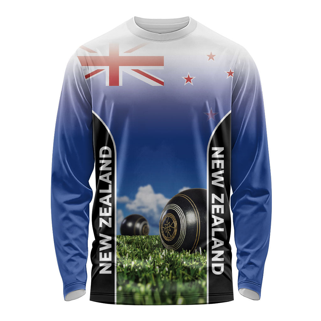 Custom New Zealand Lawn Bowls Long Sleeve Shirt Unique Style LT05 Unisex Multicolor - Polynesian Pride
