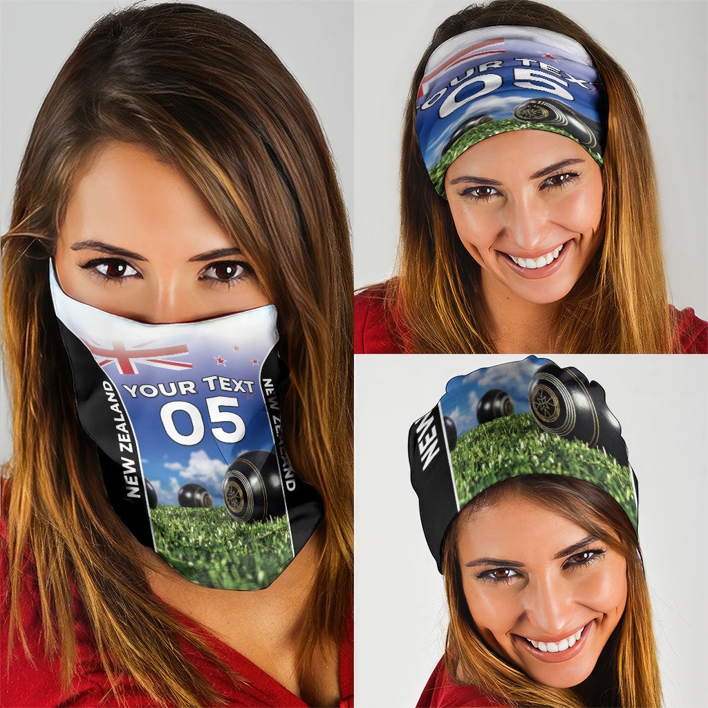 Custom New Zealand Lawn Bowls Neck Gaiter Unique Style LT05 - Polynesian Pride