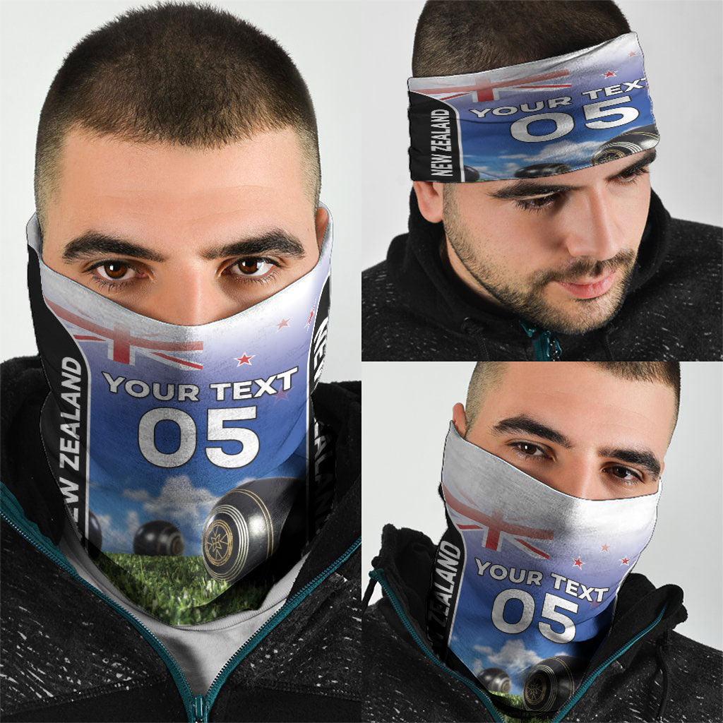 Custom New Zealand Lawn Bowls Neck Gaiter Unique Style LT05 - Polynesian Pride