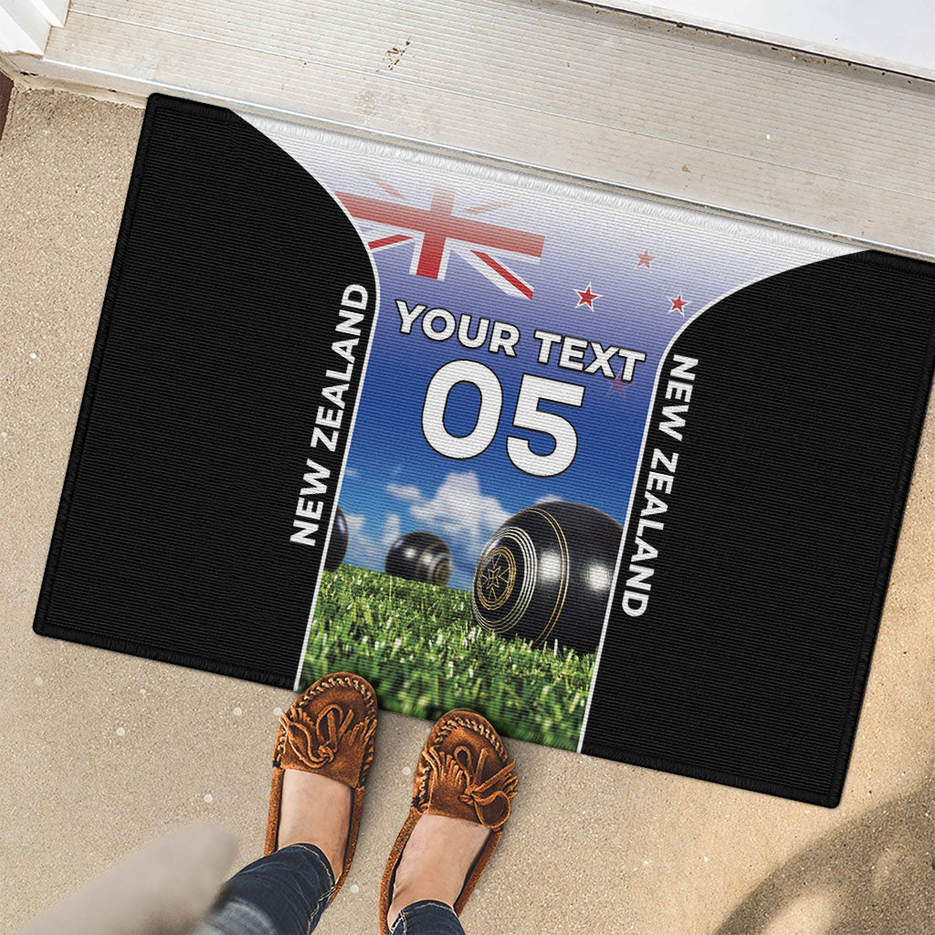 Custom New Zealand Lawn Bowls Rubber Doormat Unique Style LT05 - Polynesian Pride