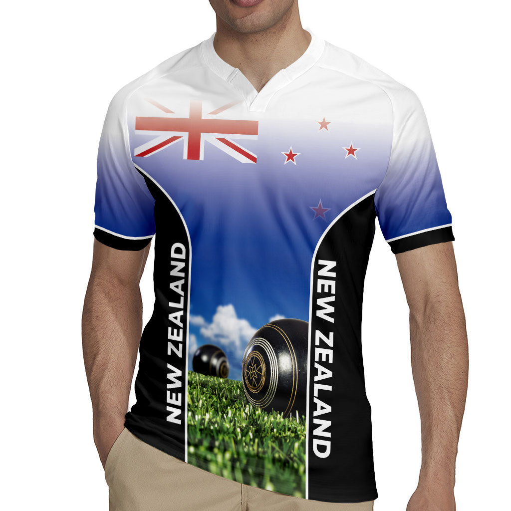 Custom New Zealand Lawn Bowls Rugby Jersey Unique Style