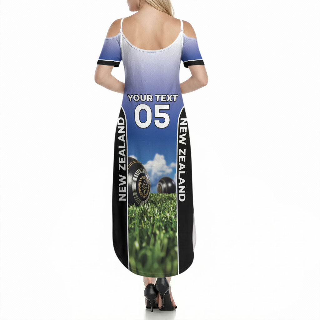 Custom New Zealand Lawn Bowls Summer Maxi Dress Unique Style LT05 - Polynesian Pride