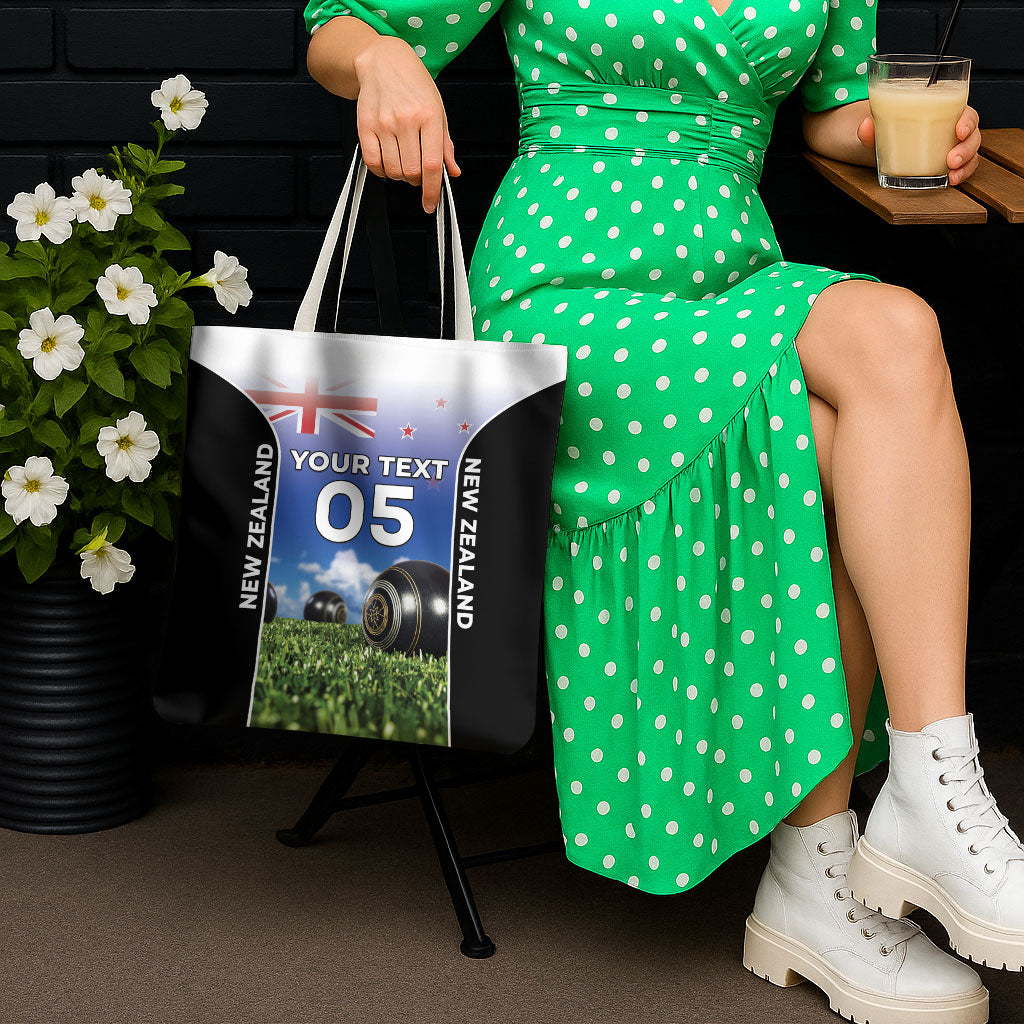 Custom New Zealand Lawn Bowls Tote Bag Unique Style