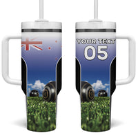 Custom New Zealand Lawn Bowls Tumbler With Handle Unique Style LT05 One Size: 40 oz Multicolor - Polynesian Pride