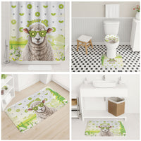 New Zealand Funny Woolly Kiwi Sheep Bathroom Set