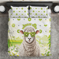 New Zealand Funny Woolly Kiwi Sheep Bedding Set LT05 White - Polynesian Pride