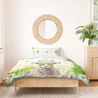 New Zealand Funny Woolly Kiwi Sheep Bedding Set LT05 - Polynesian Pride